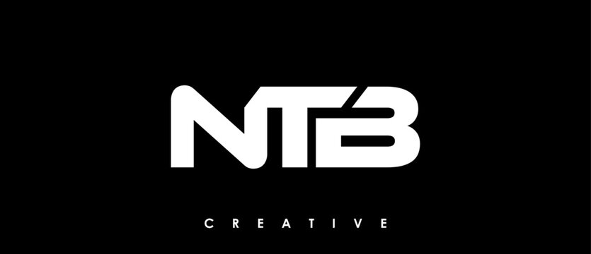 NTB Letter Initial Logo Design Template Vector Illustration