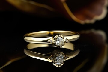 premium and realistic ring jewel photography for anniversary event generative ai
