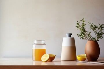 clean, minimalist shot of a modern juicer on kitchen counter