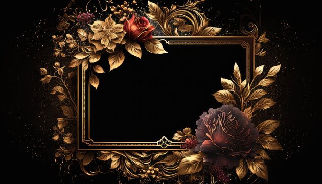 eye catching realistic empty frame photography for beautiful memory generative ai