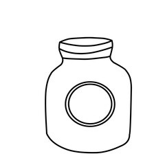 Clear Glass Jar with Lid