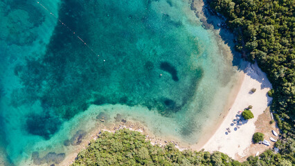 aerial view of a caribbean island © Nenad