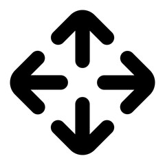 maximize arrows icons, all direction arrows icon