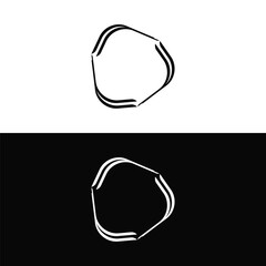 Circle vector logo template design  . Circle icon illustration