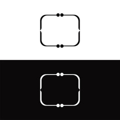 Circle vector logo template design . Circle icon illustration