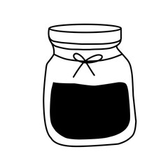 Clear Glass Jar with Lid