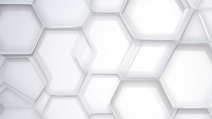 illustration of abstract background honeycomb white Background