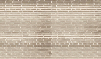 Creamy color brick wall texture, Light Brown Brick Wall stock photo