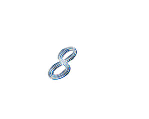 Obraz premium Glass number 8 