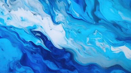 Fototapeta na wymiar Tranquil Blue Elegance: Grunge Paint Texture