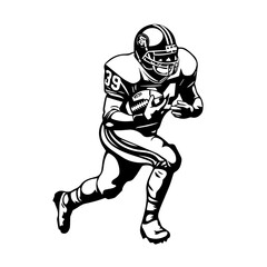 football player svg, Football name svg, football svg, football team svg png, American Football Player Svg, Football Shirt svg, Half Player
