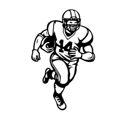 Football svg, football player svg, Football name svg, football team svg png, American Football Player Svg, Football Shirt svg, Half Player
