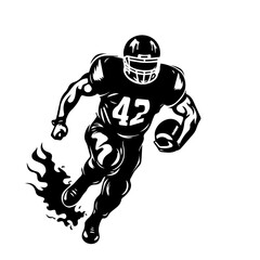 Football svg, football player svg, Football name svg, football team svg png, American Football Player Svg, Football Shirt svg, Half Player
