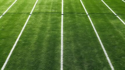 Obraz premium Precision and Geometry on the Soccer Field