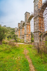 Photos taken from various angles on the Greek island of Lesvos