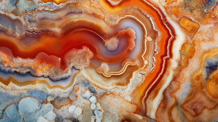 Color Spectrum of Agate: Nature's Masterpiece - obrazy, fototapety, plakaty