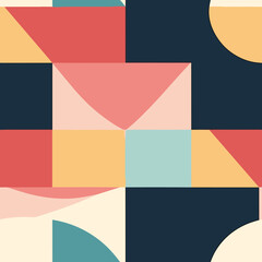 Obraz premium Seamless Colorful Abstract Pattern. Seamless pattern of Abstract in colorful style. Add color to your digital project with our pattern!