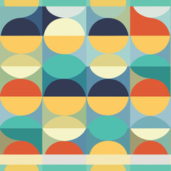 Seamless Colorful Abstract Pattern. Seamless pattern of Abstract in colorful style. Add color to your digital project with our pattern!