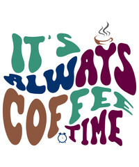 RETRO COFFEE Svg Bundle, Groovy COFFEE Svg Bundle, Iced Coffee Svg, Retro Coffee Svg, Iced Coffee Svg, Coffee Cup Svg Bundle