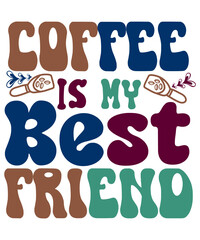 RETRO COFFEE Svg Bundle, Groovy COFFEE Svg Bundle, Iced Coffee Svg, Retro Coffee Svg, Iced Coffee Svg, Coffee Cup Svg Bundle