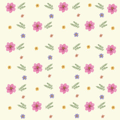 Watercolor Floral Pattern Vector Images 