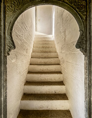 Staircase Through The Keyhole Door