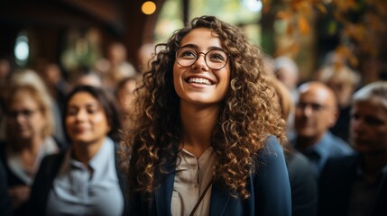 a gathering with a varied audience .