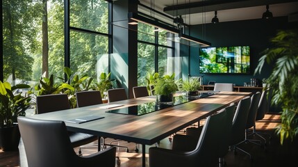 Fototapeta premium contemporary conference space .