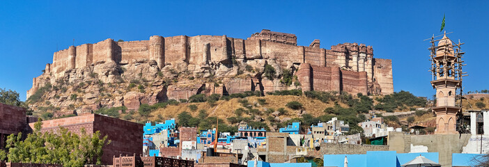 Panorama View Of Mehrangarh Fort