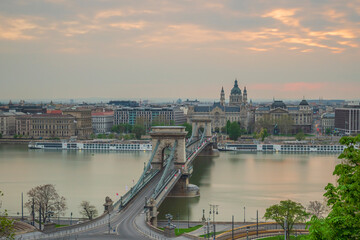 hungary capital budapest and sunrise photos taken from various angles