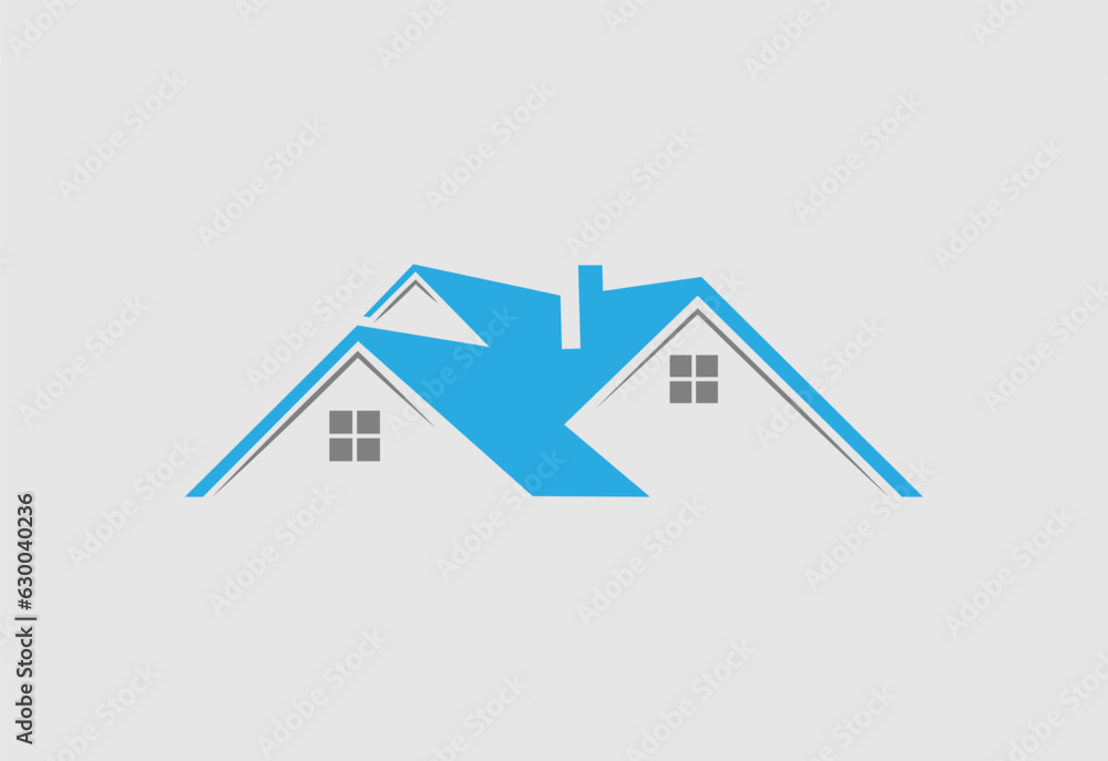 Wall mural Real Estate House Icon Logo Design Vector Illustration