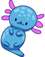Axolotl Cute Kawaii Character