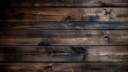 Rustic Charm: Old Wooden Planks as a Vintage Background, generative ai