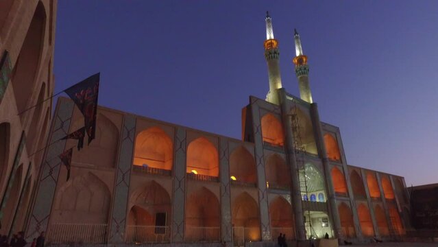 Takieh part of the Amir chakhmaq complex Yazd Iran
