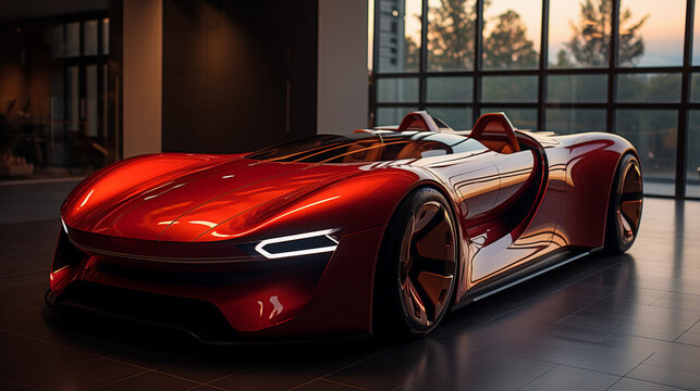 IA Generativa. Concept Car Elegant Model TBK GT2