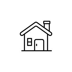 Home icon design with white background stock illustration
