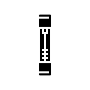 fuse electrical engineer glyph icon vector. fuse electrical engineer sign. isolated symbol illustration