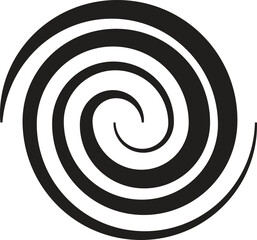 Spiral and swirls logo design elements, icons, symbols, and signs.	
