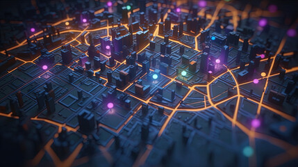 technology background created with generative ai
