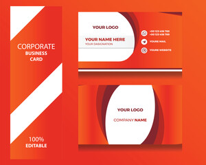 Vector luxury business card