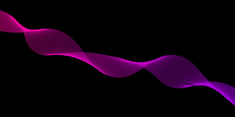 Abstract wavy lines modern background. Pink and purple light painting photography, long exposure, Abstract background,