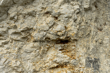 mur de calcaire et de craie