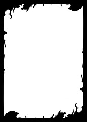 Halloween Scary Frame Border