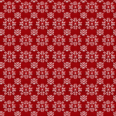 Naklejka na ściany i meble Christmas Sweater Digital Paper | Cozy Scandinavian Pattern