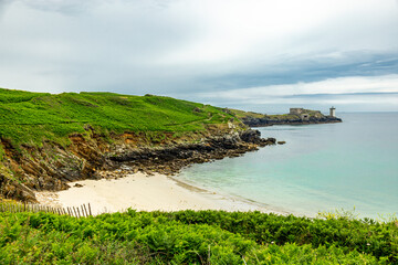 Unterwegs zum Leuchtturm Phare de Kermorvan in der wunderschönen Bretagne bei Le Conquet -...