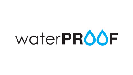 Water proof logo, icon, symbol and mark design. Water logo. water drip icon for your business use.