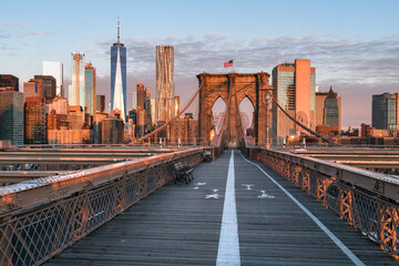 Brooklyn Bridge in New York City, USA