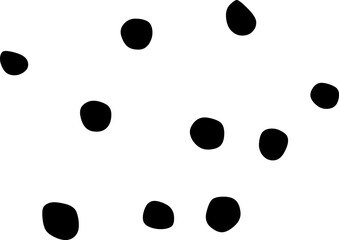 Dots decoration element design 