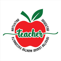 Teacher Appreciation Best Teacher Svg