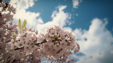 cherry blossom created with generative ai
